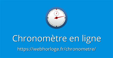 chrono en direct.